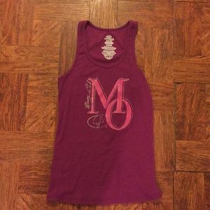 Mossy oak indigo tank top